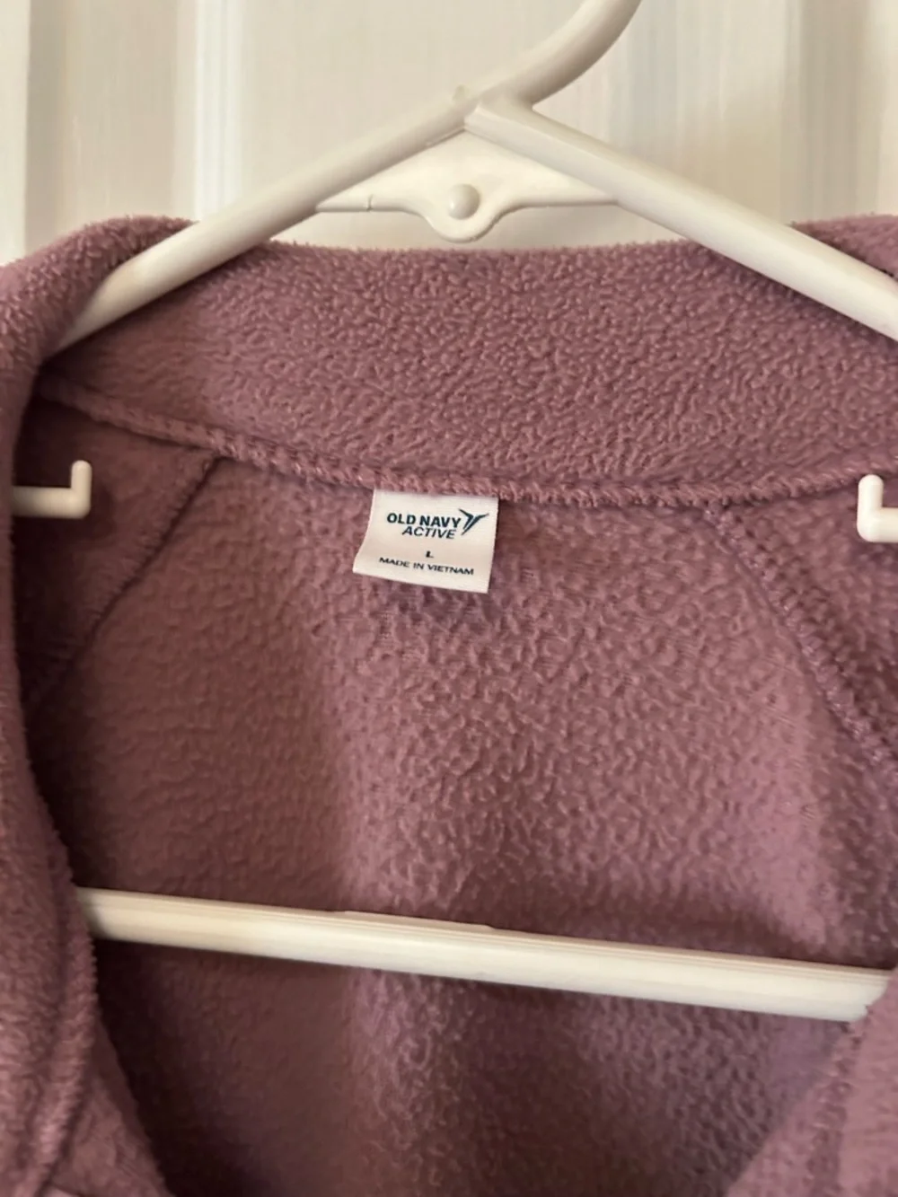 Old Navy Full-Zip Fleece Jacket - Mauve - Picture 2 of 4